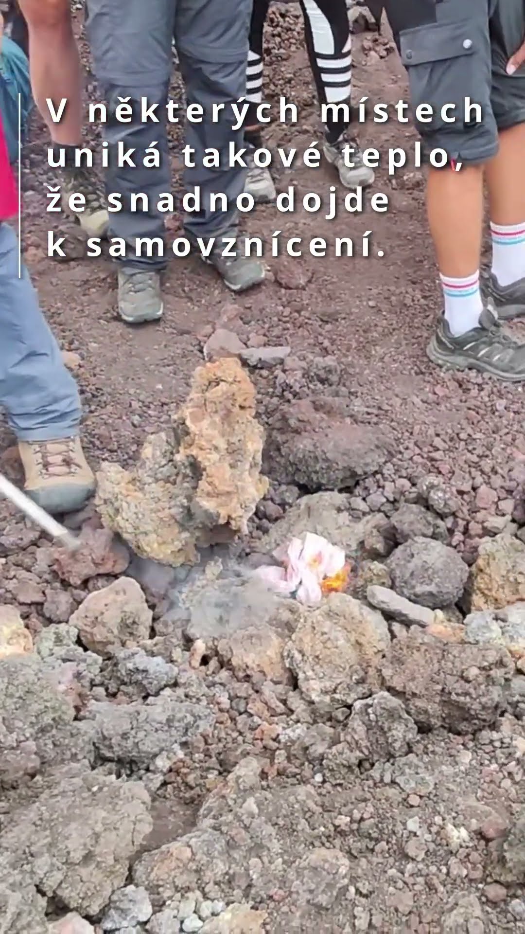 Etna - únik tepla
