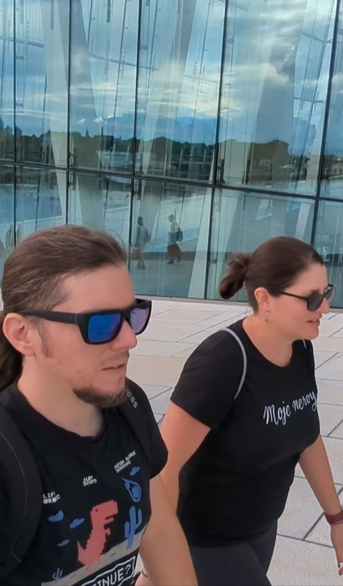 Jdeme se podívat na budovu opery v Oslu
