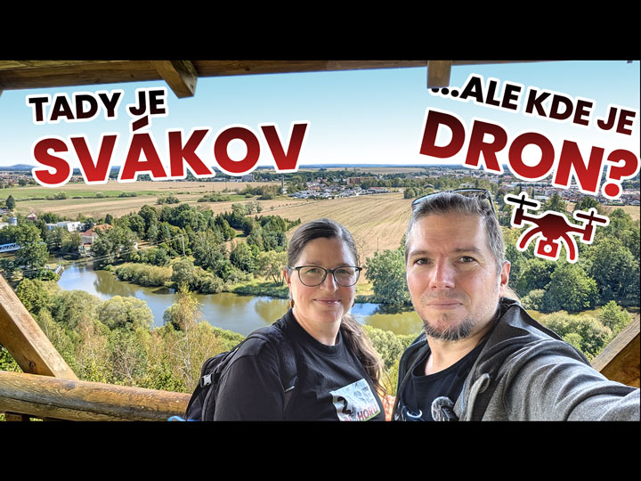 Soběslav - Rozhledna Svákov a vybitý dron
